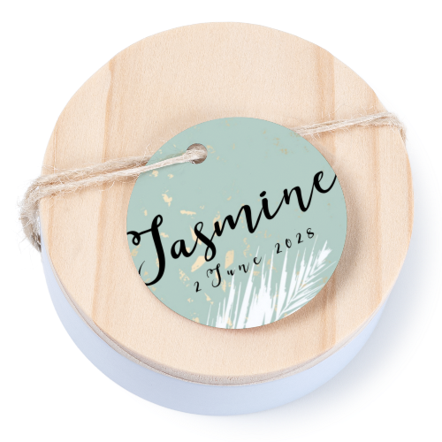 Geschenkdoosje met rond label - set van 12 Geschenkdoosje met rond label - set van 12