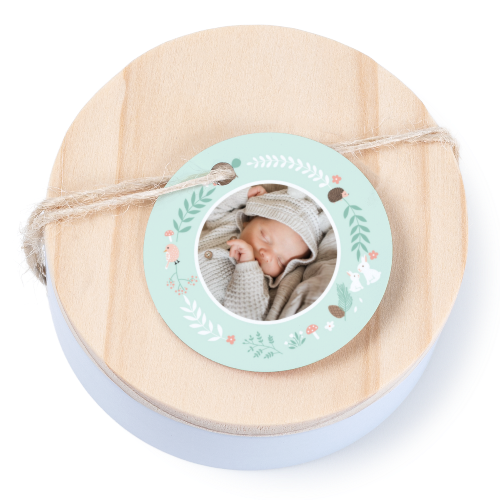 Geschenkdoosje met rond label - set van 12 Geschenkdoosje met rond label - set van 12