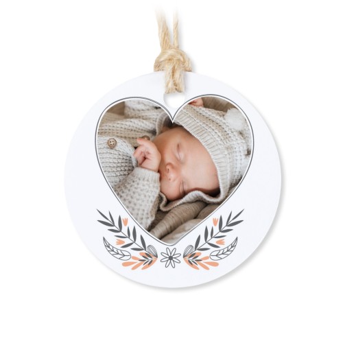 Metallbox med rund etikett - 12 st