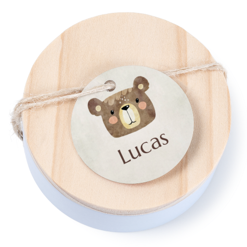 Cute Bear Head - Text Only