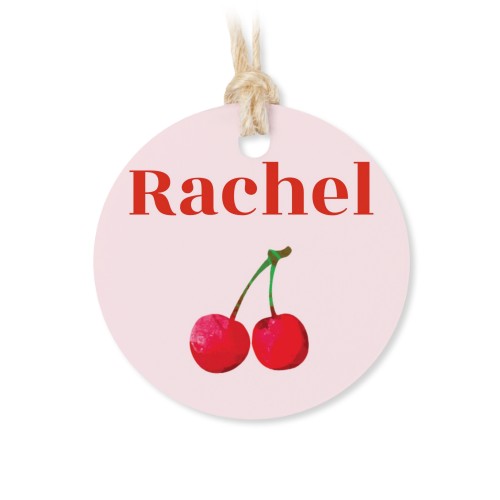 Tin box wooden lid round label - set of 12