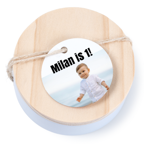 Geschenkdoosje met rond label - set van 12 Geschenkdoosje met rond label - set van 12