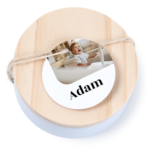 Geschenkdoosje met rond label - set van 12 Geschenkdoosje met rond label - set van 12