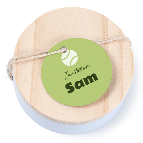 Geschenkdoosje met rond label - set van 12 Geschenkdoosje met rond label - set van 12