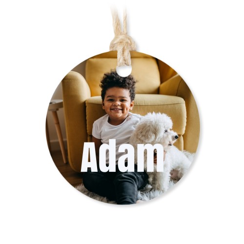 Boîtes en métal avec couvercle en bois sticker rond (lot de 12)