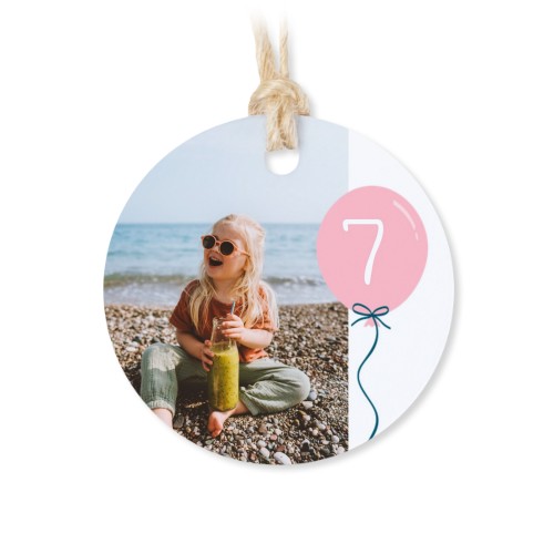 Tin box wooden lid round label - set of 12