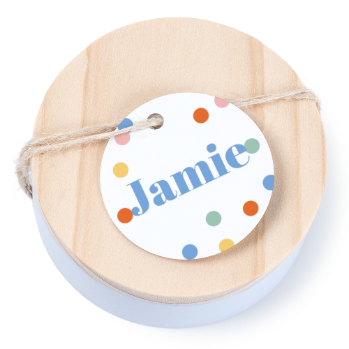 Geschenkdoosje met rond label - set van 12 Geschenkdoosje met rond label - set van 12