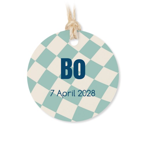 Tin box wooden lid round label - set of 12 Tin box wooden lid round label - set of 12