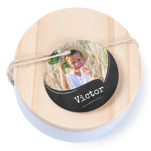 Geschenkdoosje met rond label - set van 12 Geschenkdoosje met rond label - set van 12