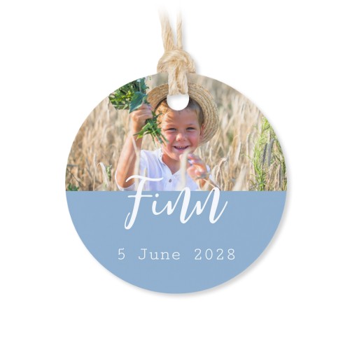 Metallboks med rund etikett – 12 stk