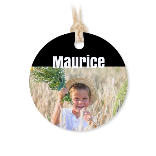 Boîtes en métal avec couvercle en bois sticker rond (lot de 12)