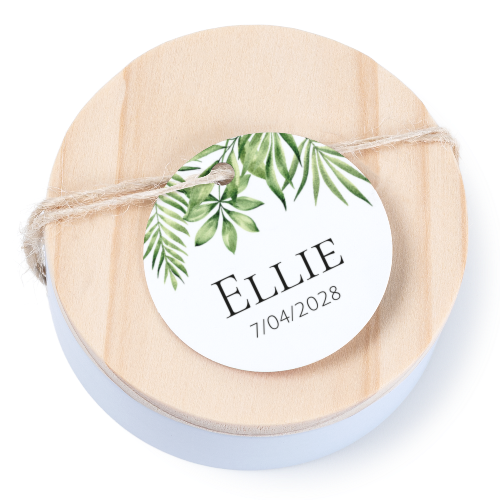 Geschenkdoosje met rond label - set van 12 Geschenkdoosje met rond label - set van 12