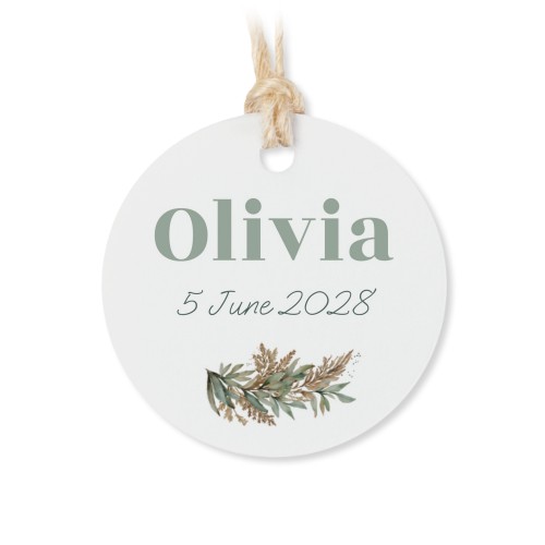 Boîtes en métal avec couvercle en bois sticker rond (lot de 12)