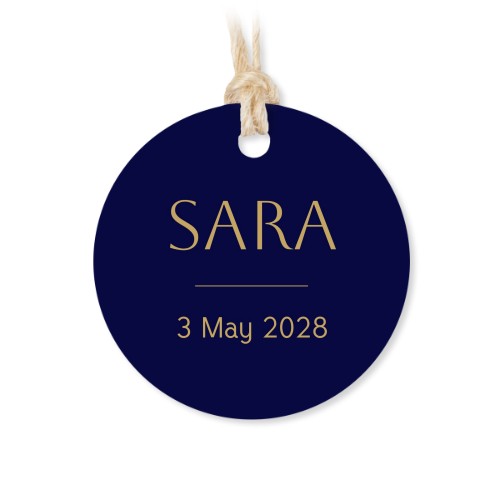 Boîtes en métal avec couvercle en bois sticker rond (lot de 12)