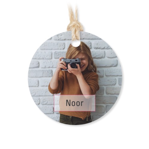 Tin box wooden lid round label - set of 12