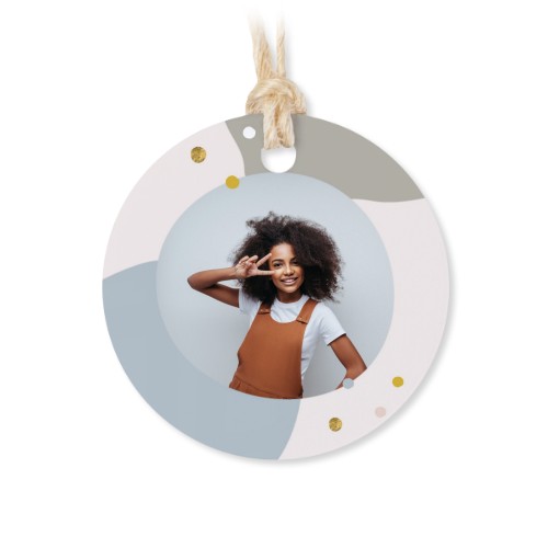 Geschenkdoosje met rond label - set van 12