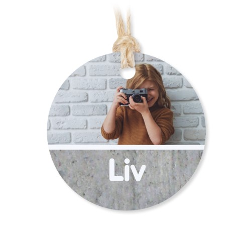 Tin box wooden lid round label - set of 12