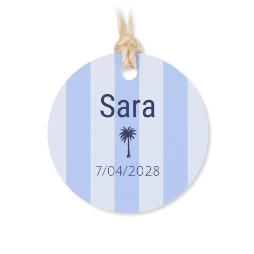 Geschenkdose mit graviertem Holzdeckel und runden Stickern- 12 Stk.