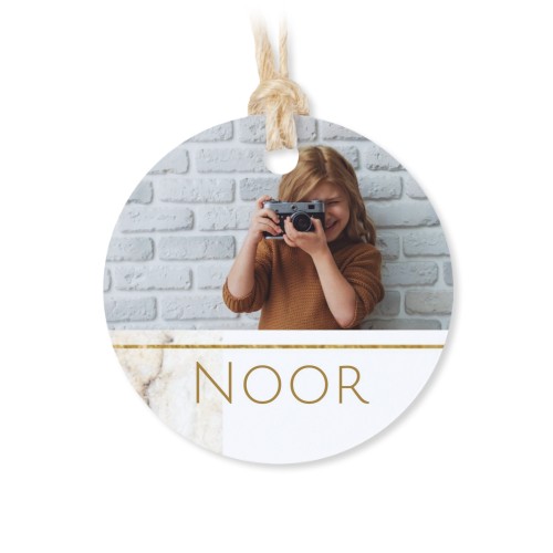 Metallirasia pyöreällä etiketillä - 12 kpl