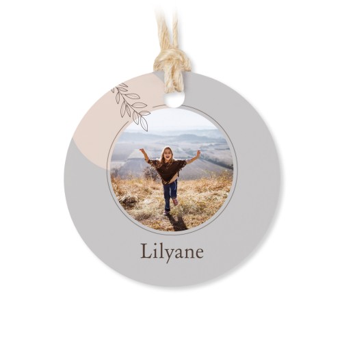 Boîtes en métal avec couvercle en bois sticker rond (lot de 12)