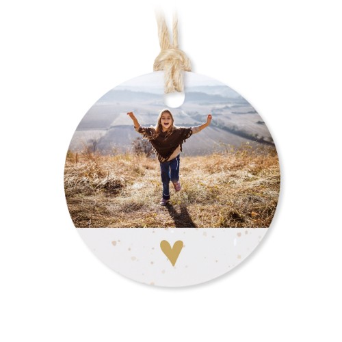 Boîtes en métal avec couvercle en bois sticker rond (lot de 12)