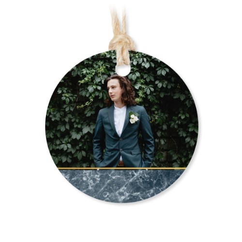 Tin box wooden lid round label - set of 12