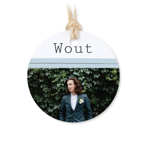 Boîtes en métal avec couvercle en bois sticker rond (lot de 12)