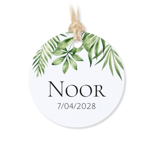 Boîtes en métal avec couvercle en bois sticker rond (lot de 12)