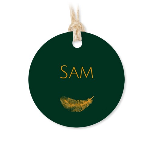 Metallbox med rund etikett - 12 st Metallbox med rund etikett - 12 st