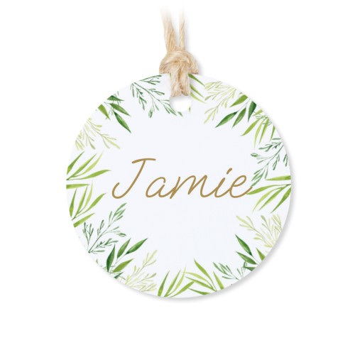 Metallirasia pyöreällä etiketillä - 12 kpl