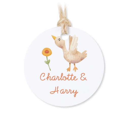 Metallboks med rund etikett – 12 stk Metallboks med rund etikett – 12 stk