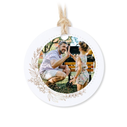 Boîtes en métal avec couvercle en bois sticker rond (lot de 12)