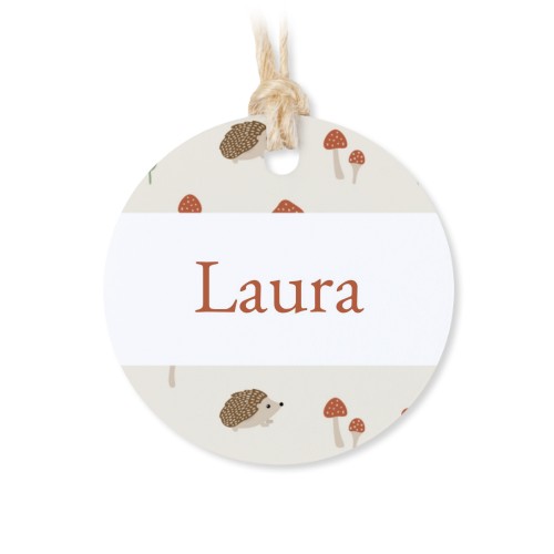 Boîtes en métal avec couvercle en bois sticker rond (lot de 12)