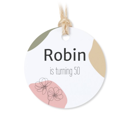 Boîtes en métal avec couvercle en bois sticker rond (lot de 12)