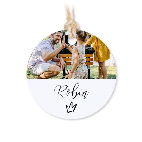 Metaldåse med rund etiket – 12 stk