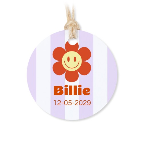 Geschenkdoosje met rond label - set van 12