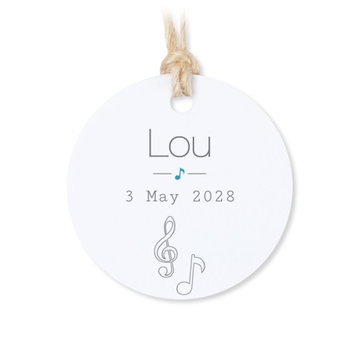 Tin box wooden lid round label - set of 12 Tin box wooden lid round label - set of 12