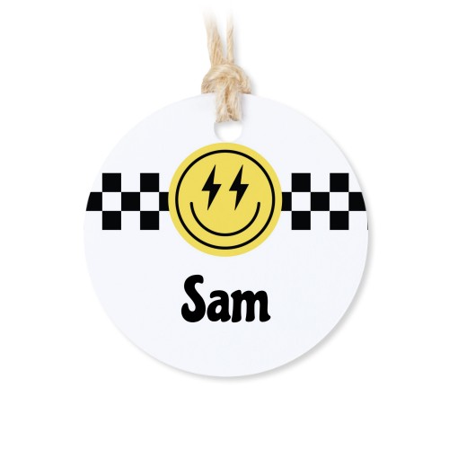 Geschenkdoosje met rond label - set van 12