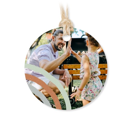 Tin box wooden lid round label - set of 12