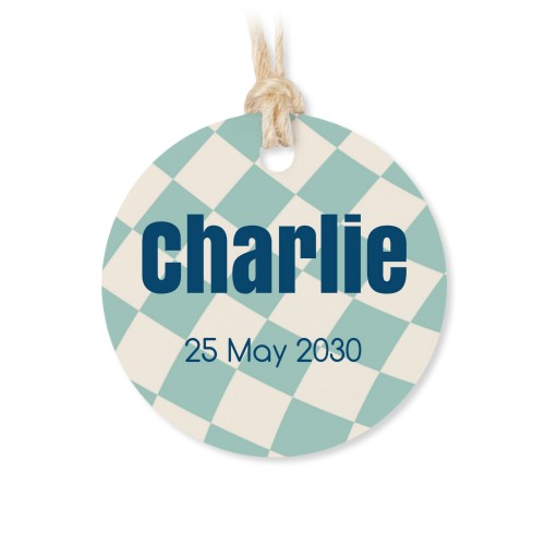 Boîtes en métal avec couvercle en bois sticker rond (lot de 12)