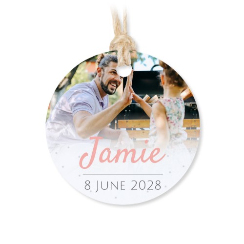 Metallboks med rund etikett – 12 stk