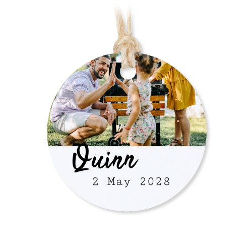 Tin box wooden lid round label - set of 12