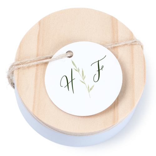 Geschenkdoosje met rond label - set van 12 Geschenkdoosje met rond label - set van 12