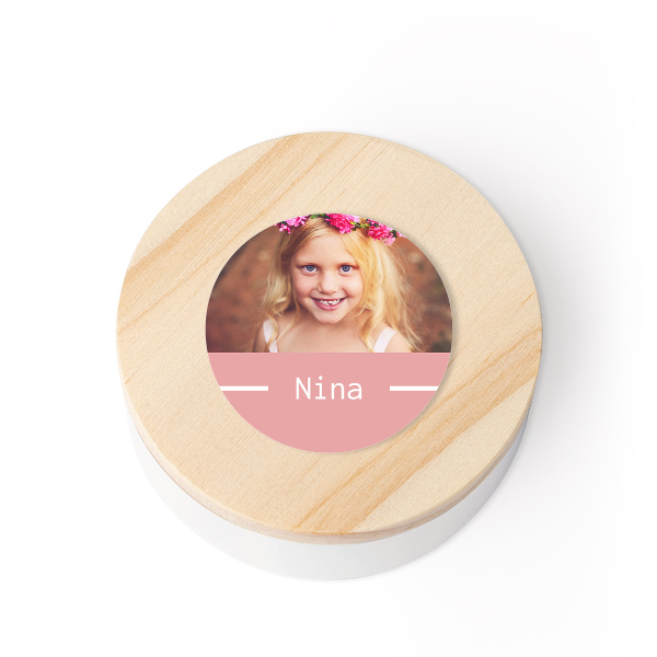 Tin box wooden lid sticker - set of 12 Tin box wooden lid sticker - set of 12