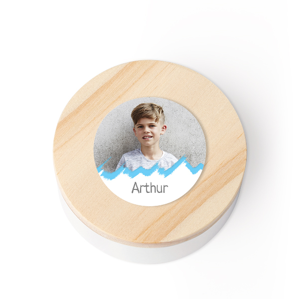 Tin box wooden lid sticker - set of 12 Tin box wooden lid sticker - set of 12