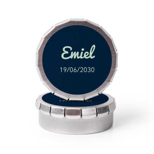 Boîtes "clic clac" argentées (Lot de 24)