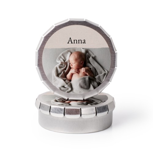 Bonbon-Dosen grau - 24 Stk.