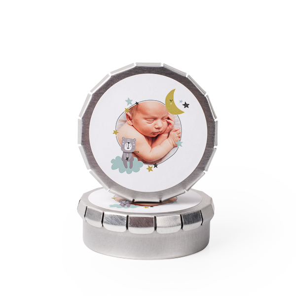 Boîtes "clic clac" argentées (Lot de 24)