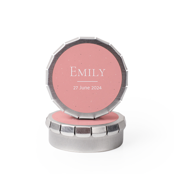 Boßtes "clic clac" argentées (Lot de 24) Boßtes "clic clac" argentées (Lot de 24)