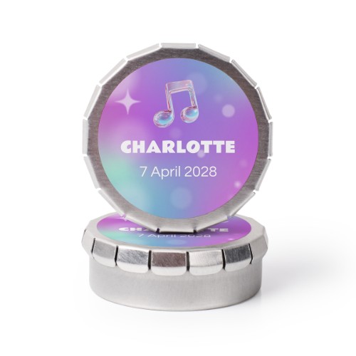 Holographic Music Notes